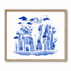 La fontaine de Jouvence d'exilas - Sérigraphie Paris - Atelier Fwells