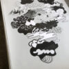 Les nuages de Céline chip - Sérigraphie Paris - Atelier Fwells