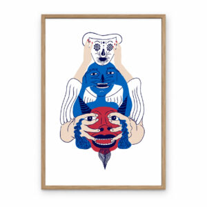 Poker Menteur - Atelier Fwells Sérigraphie Paris - Design Francisco Bzonvic
