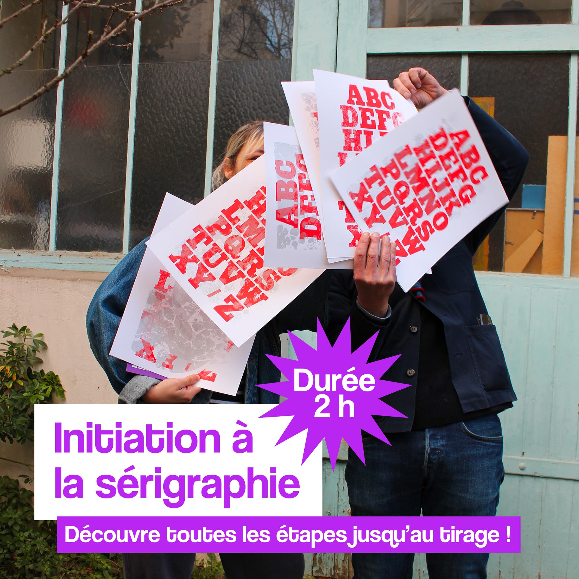 Initiation à la sérigraphie - Atelier Fwells (Paris)