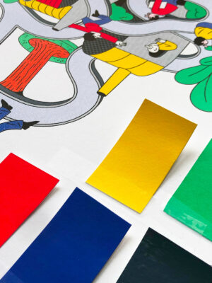 Simon Landrein Newsletter Simon Landrein Serigraphie Paris Atelier Fwells unedic couleurs