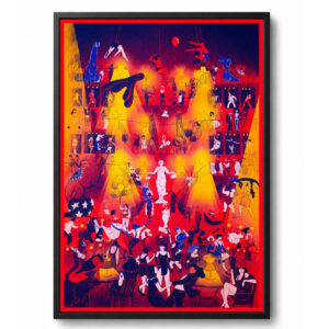 Le bal - Emilie Nicolas - EMILAS - Sérigraphie artisanale à Paris - Atelier Fwells - MockUp