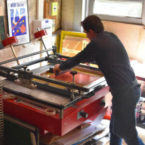 Sérigraphie artisanale - Atelier Fwells - Copyright Lea Georgelin pour Histoire d'artisans