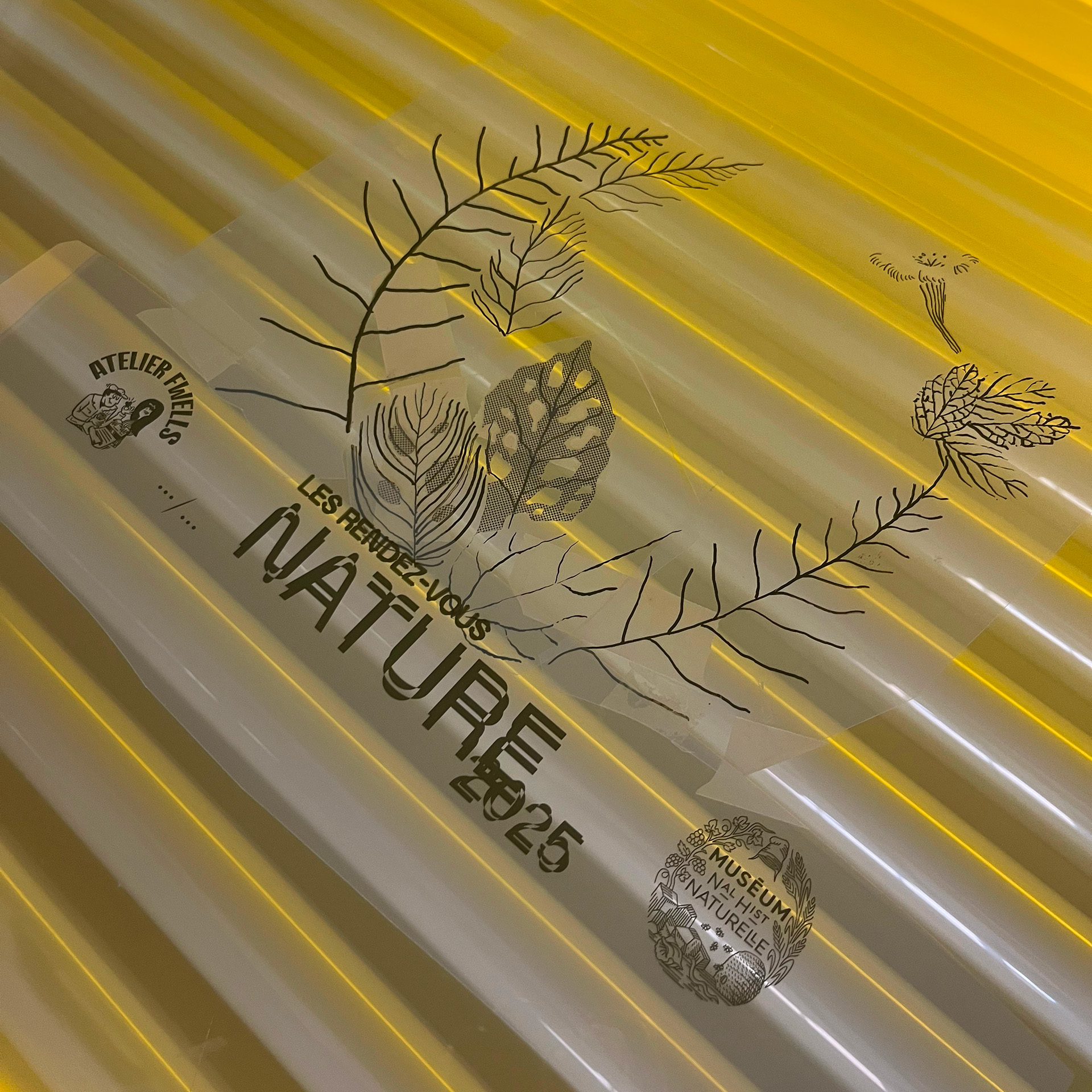 Calque pour insolation d'écran de sérigraphie - Atelier Fwells