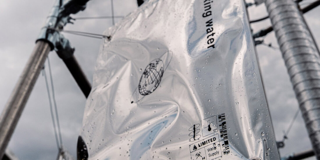 12 dégrés - Impression en sérigraphie sur support plastique mylar soumis à l'eau - Impression par l'Atelier Fwells