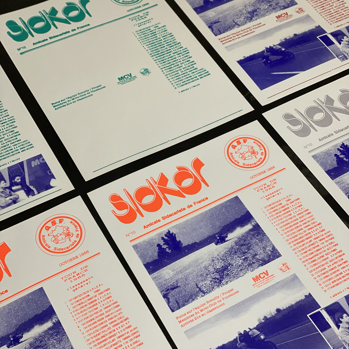 Sidkar - création de Julie dans le cadre des cours du soir de sérigraphie à l'Atelier Fwells