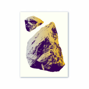 Affiche Terre de roche de Romain Fwells - Sérigraphie 3 couleurs