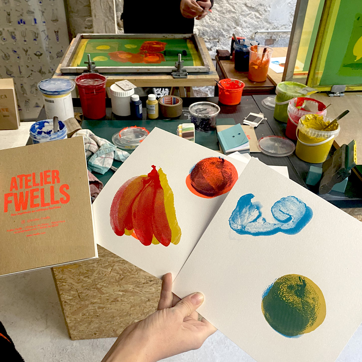 exemples de formes et fruits graphiques à la warhol atelier fwells