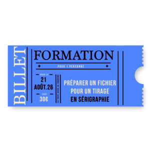 Formation pour préparer son fichier pour la sérigraphie - avec l'Atelier Fwells à Paris - en août